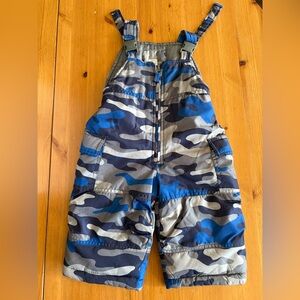 Carter's Blue Camouflage Baby Snowpants